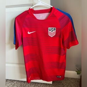 Mens Nike Dri Fit USA Soccer Jersey
